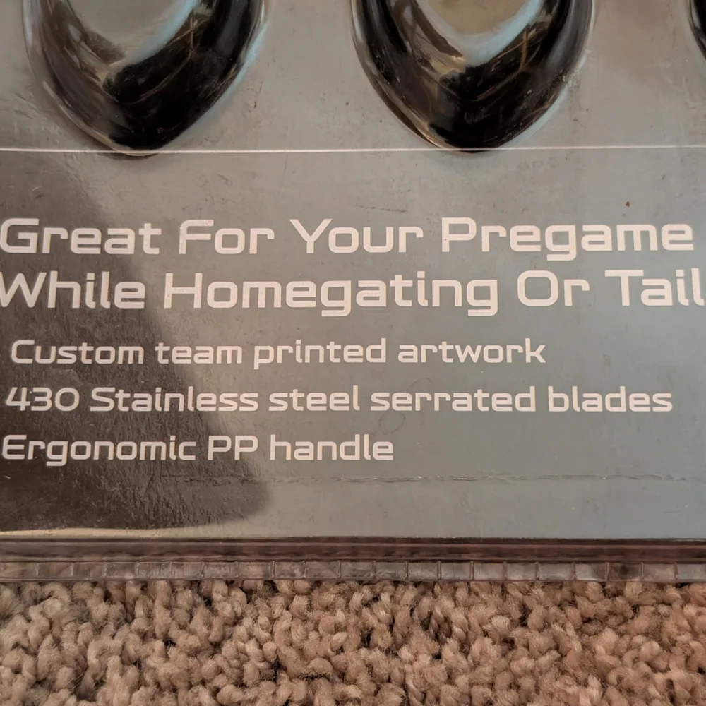 New England Patriots Steak Knife Set Brand New